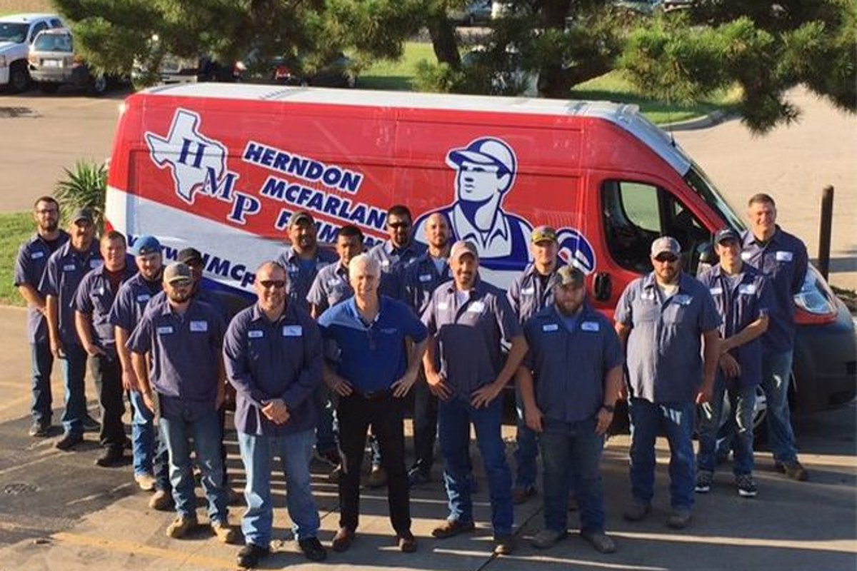 The Herndon McFarland Plumbing team